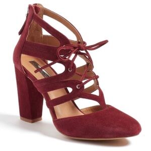Halogen Sydney Suede Leather Heel Sandal